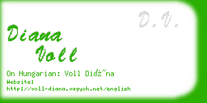 diana voll business card